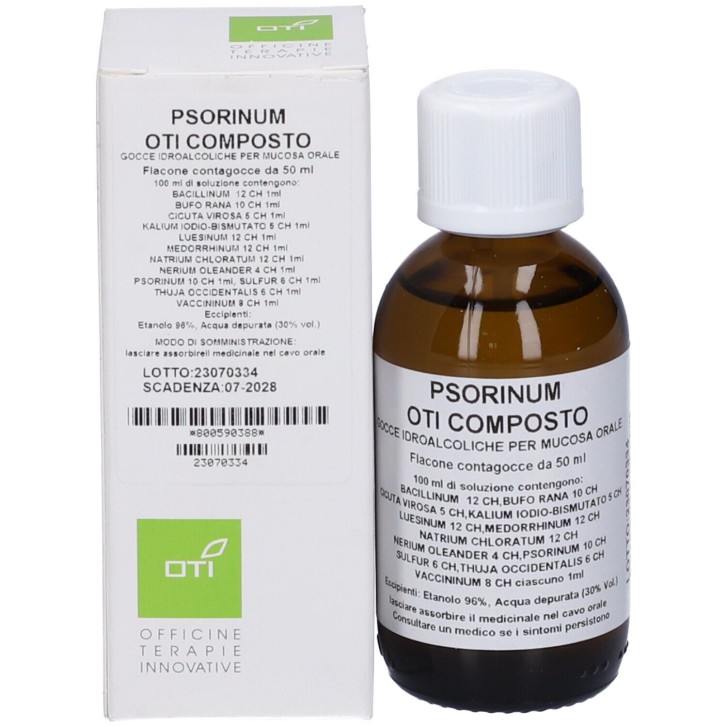 Oti Psorinum Composto in Gocce 50 ml - Rimedio Omeopatico