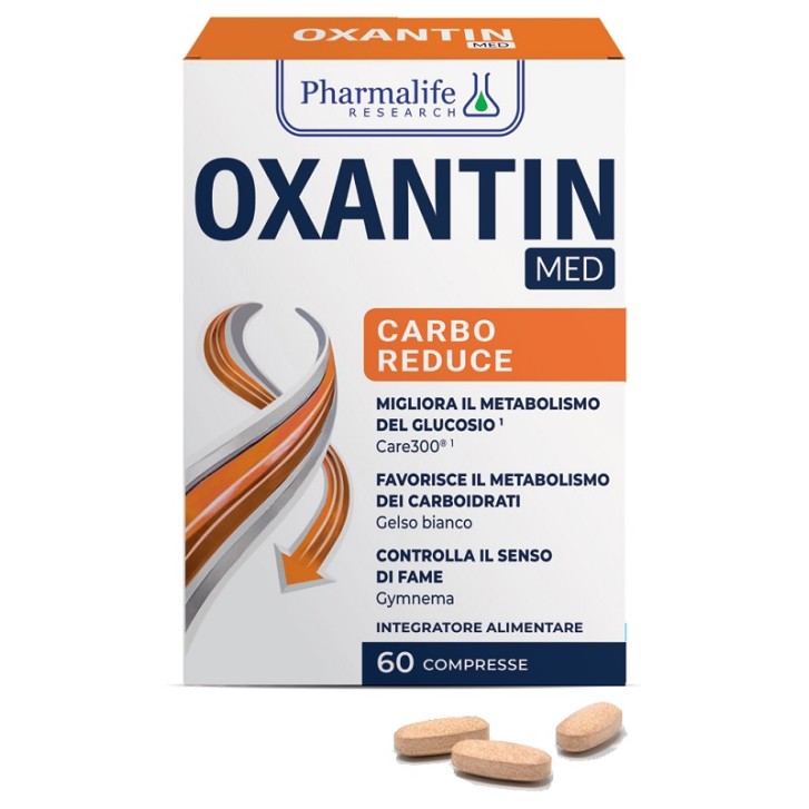 Oxantin Med Carbo Reduce 60 Compresse - Integratore per Metabolismo dei Carboidrati