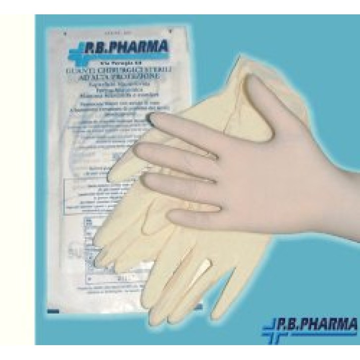PB Pharma Guanto Chirurgico Sterile in Lattice Misura 7,5 - 1 Paio