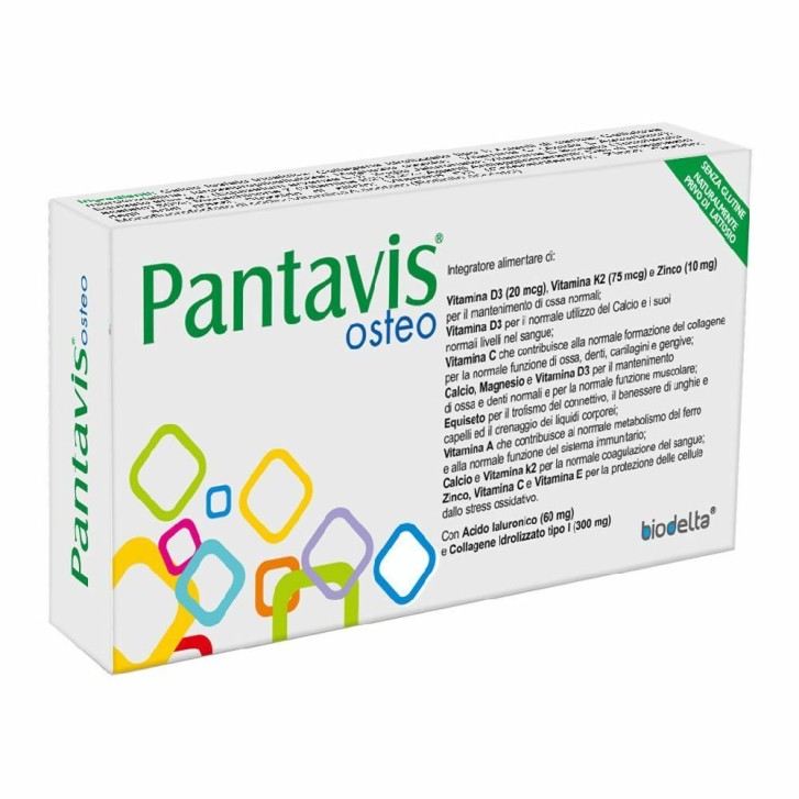 Pantavis Osteo 30 Compresse - Integratore Alimentare