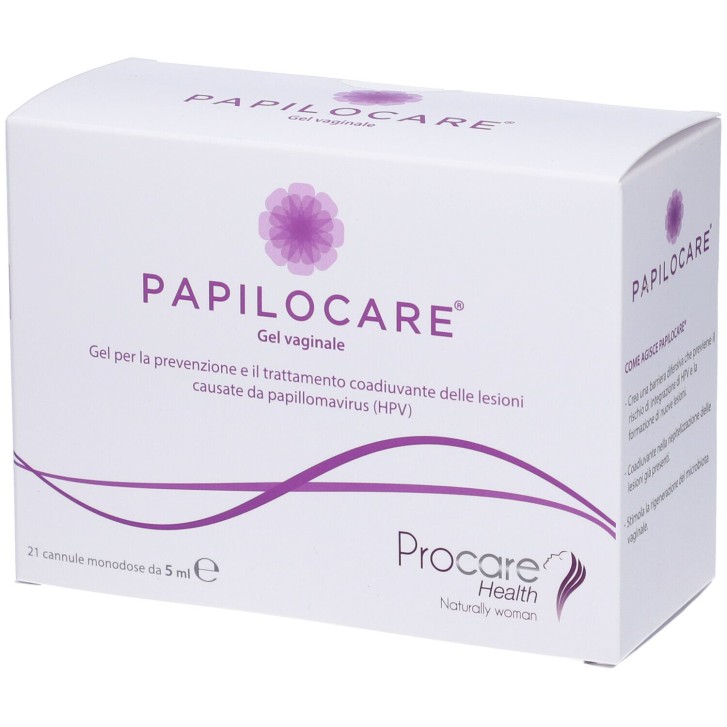 Papilocare Gel Vaginale 21 Cannule Monodose da 5 ml