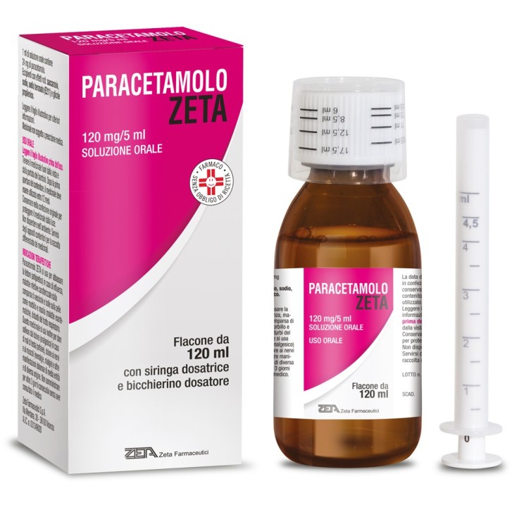 Paracetamolo Zeta Soluzione Orale 120 ml