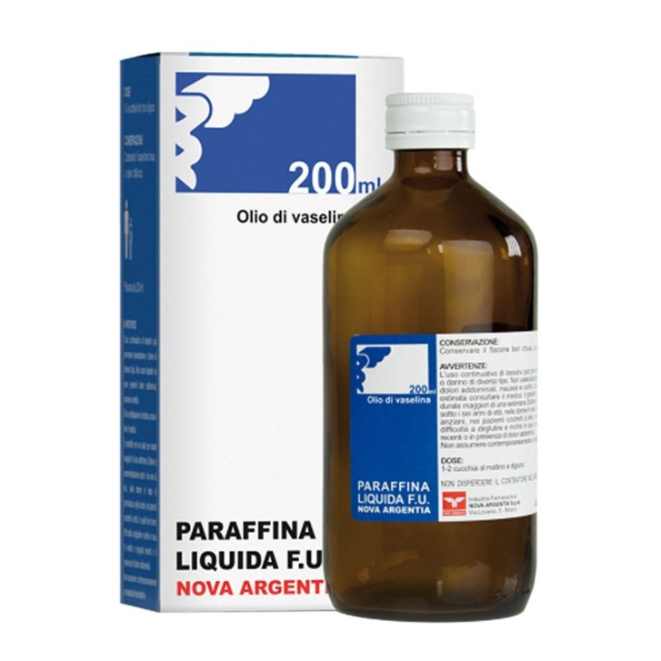 Nova Argentia Paraffina Liquida F.U. Olio di Vaselina 200 ml