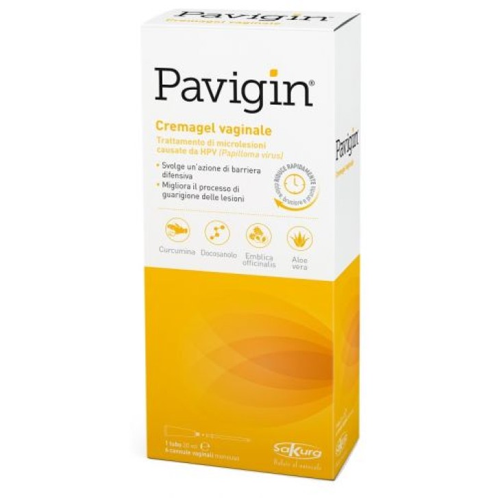 Pavigin CremaGel Vaginale Trattamento Lesioni da HPV 30 ml