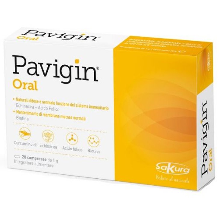 Pavigin Oral 20 compresse - Integratore Difese Immunitarie