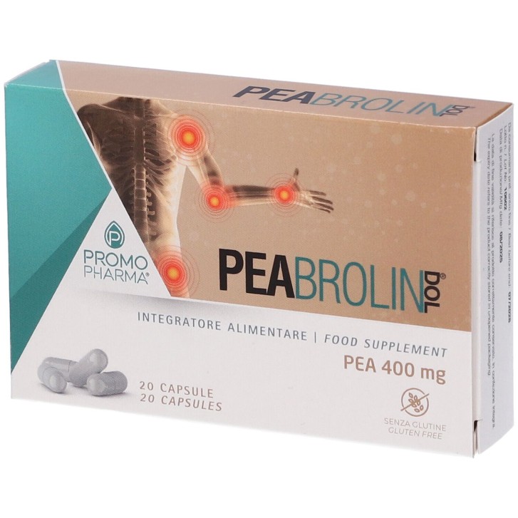 Peabrolin Dol 20 Capsule - Integratore per Dolore Neuropatico e Articolazioni