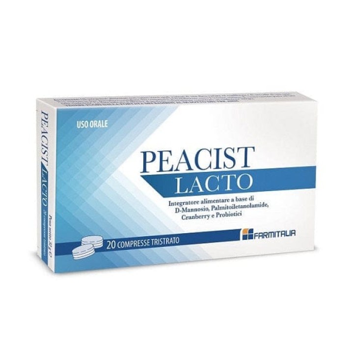 Peacist Lacto 20 compresse - Integratore Benessere Vie Urinarie