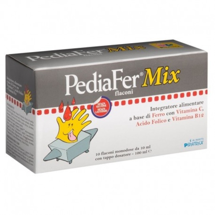 Pediafer Mix 10 Flaconcini - Integratore Alimentare
