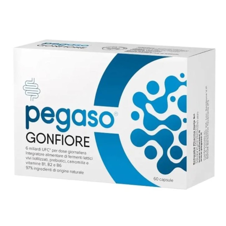 Pegaso Gonfiore 60 capsule - Integratore Fermenti Lattici Vivi
