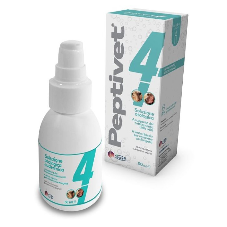 Peptivet 4 Soluzione Otologica Cani e Gatti 50 ml