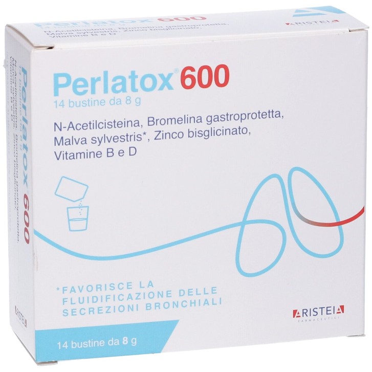 Perlatox 600 14 bustine - Integratore Alimentare