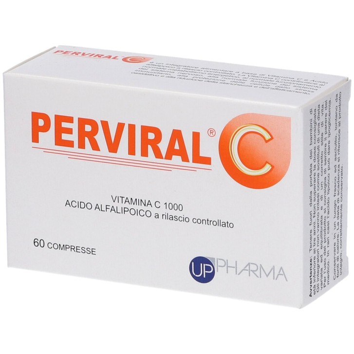 Perviral C 60 compresse - Integratore Vitamina C rilascio prolungato