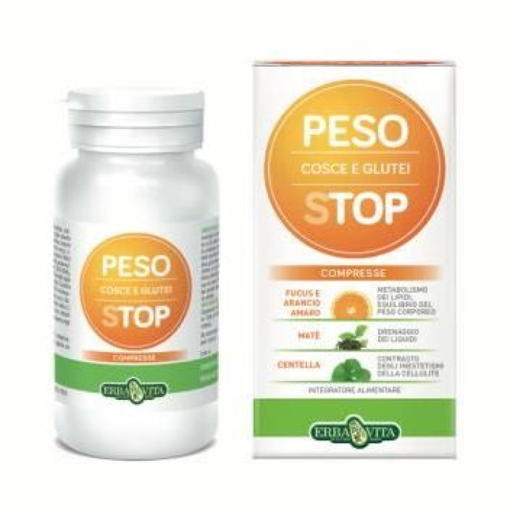 Erba Vita Peso Stop Cosce & Glutei 80 Compresse - Integratore Alimentare