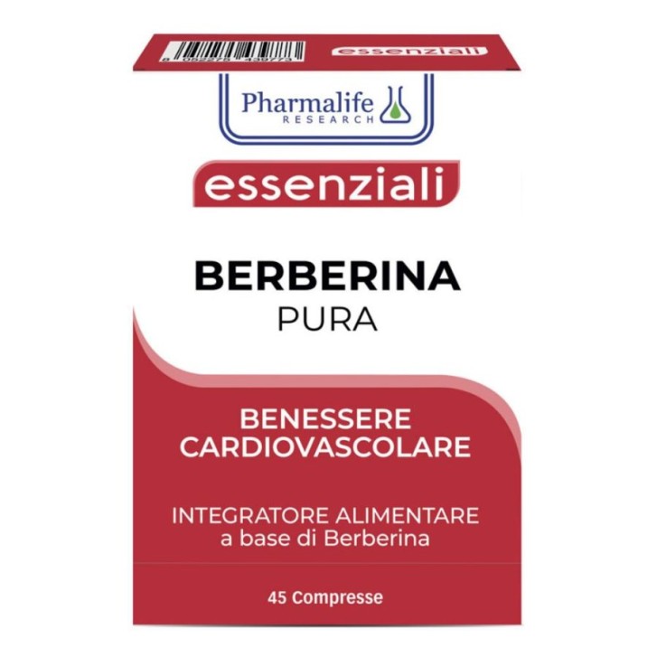 Berberina Pura Pharmalife 45 Compresse - Integratore Funzione Cardiovascolare