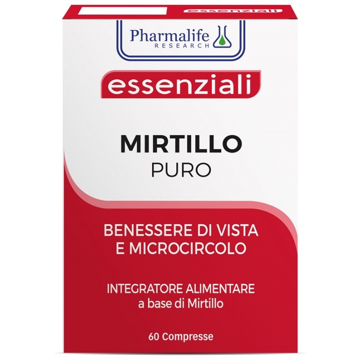 Pharmalife Mirtillo Puro 60 compresse - Integratore per Microcircolo e Vista