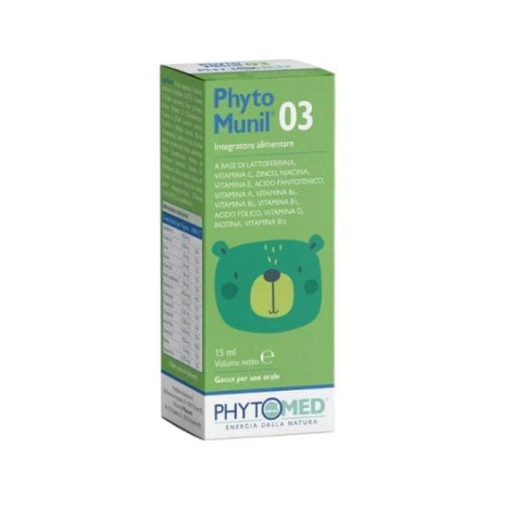 Phytomunil 03 Gocce 15 ml - Integratore Difese Immunitarie Bambini