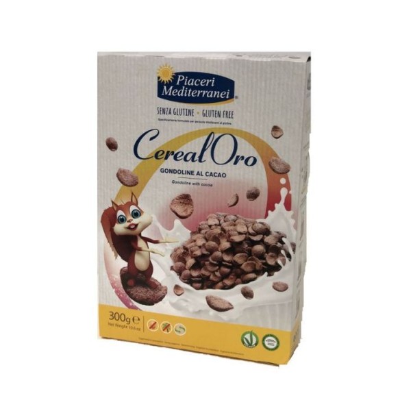 Piaceri Mediterranei CerealOro Gondoline al Cacao Senza Glutine 300 grammi