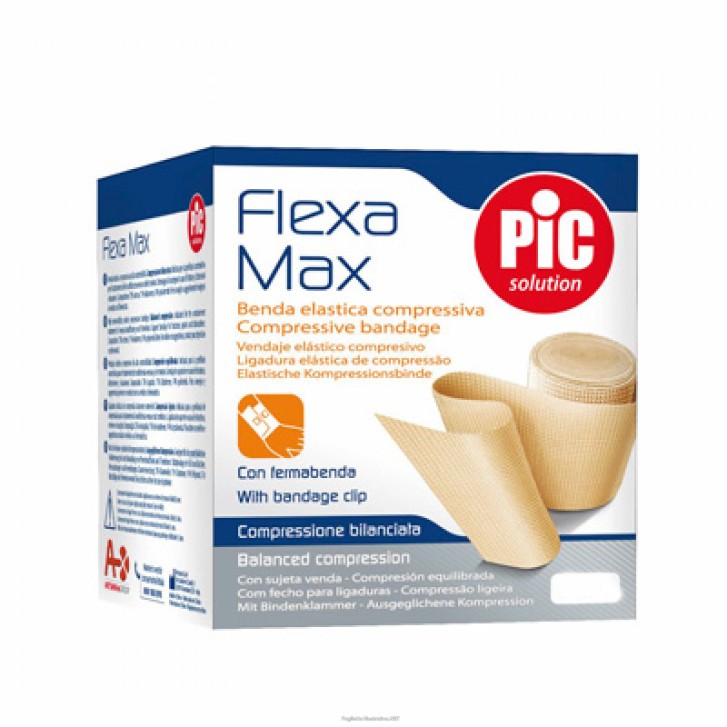 Pic Flexa Max Soft Benda Elastica Biadesiva cm 8 x 4 m