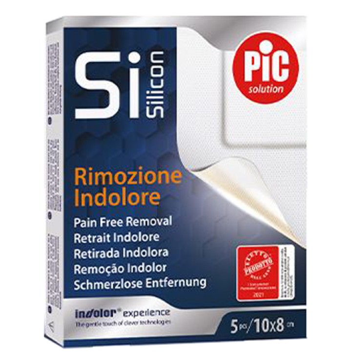 Pic Si Silicon Cerotti Post-Operatori 5 x 7 cm 5 Pezzi