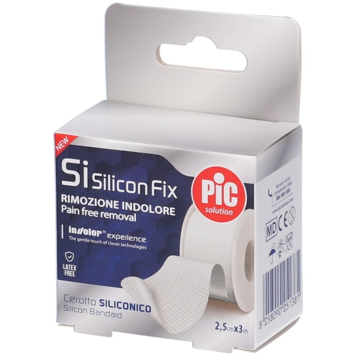 Pic Si Silicon Cerotto in Rocchetto 2,5 cm x 3 m