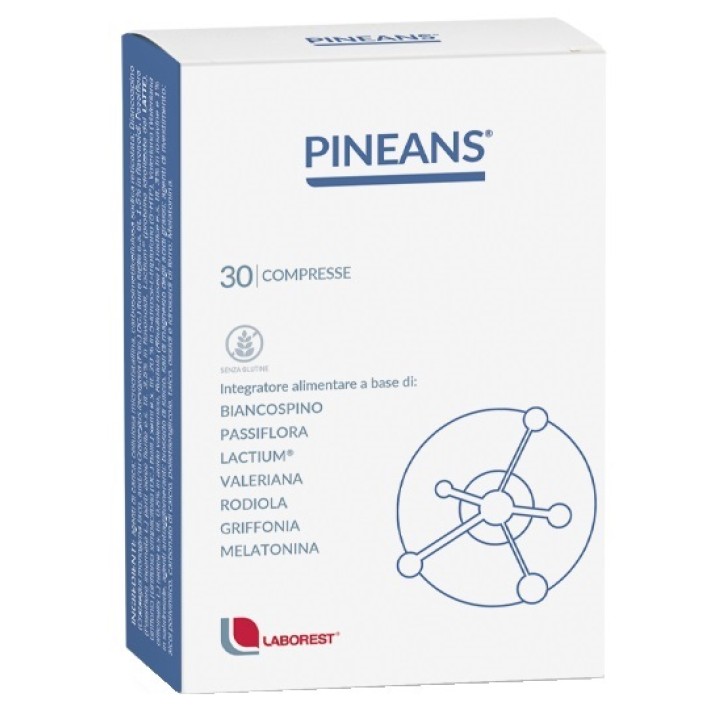 Pineans 30 compresse - Integratore Benessere Sonno e Tono Umore