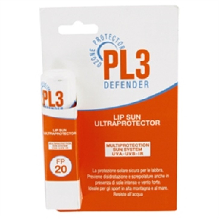 PL3 Stick Sun Med Protector SPF 20 Labbra 5 grammi