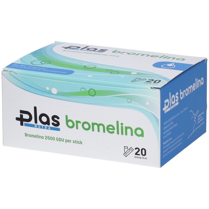 Plas Bromelina 20 Stick - Integratore Drenante