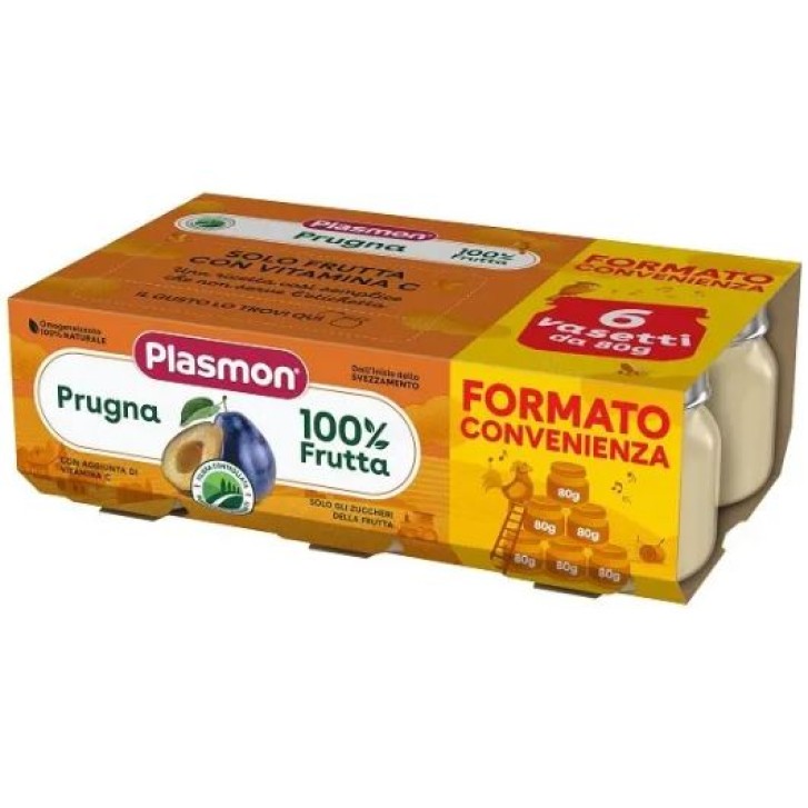 Plasmon Omogeneizzato Prugna 6x80 grammi