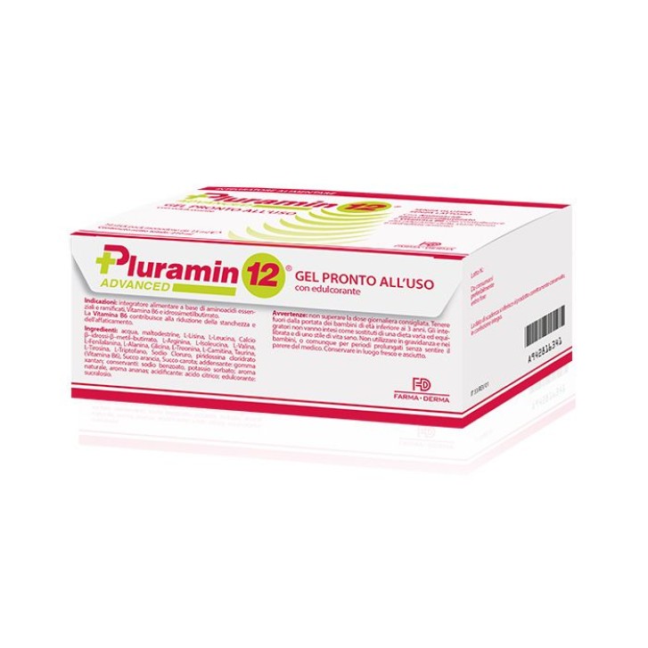 Pluramin12  500 ml - Gel Pronto all'Uso - Integratore di Vitamine