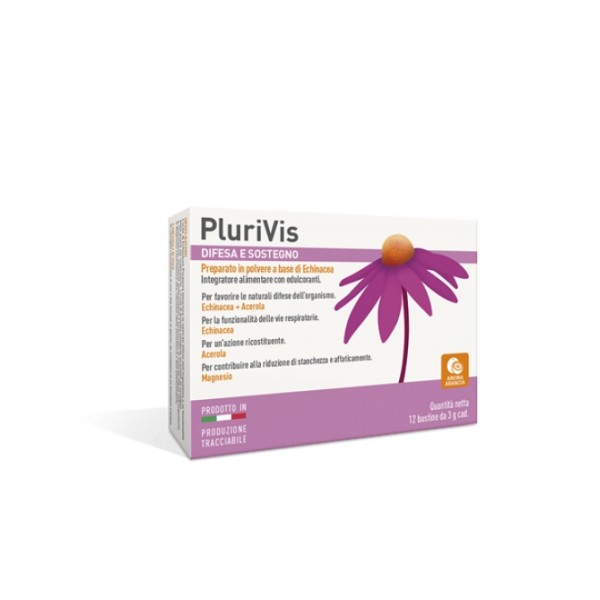 Plurivis Echinacea Arancia 12 Bustine - Integratore Difese Immunitarie