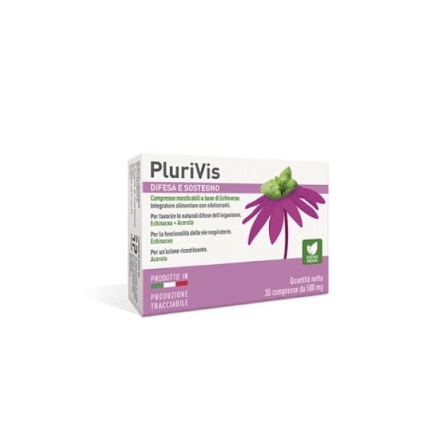 Plurivis Echinacea Menta 30 Compresse - Integratore Difese Immunitarie