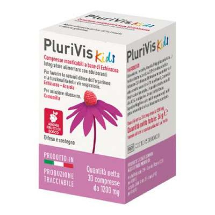 Plurivis Kids 30 Compresse - Integratore Difese Immunitarie Bambini