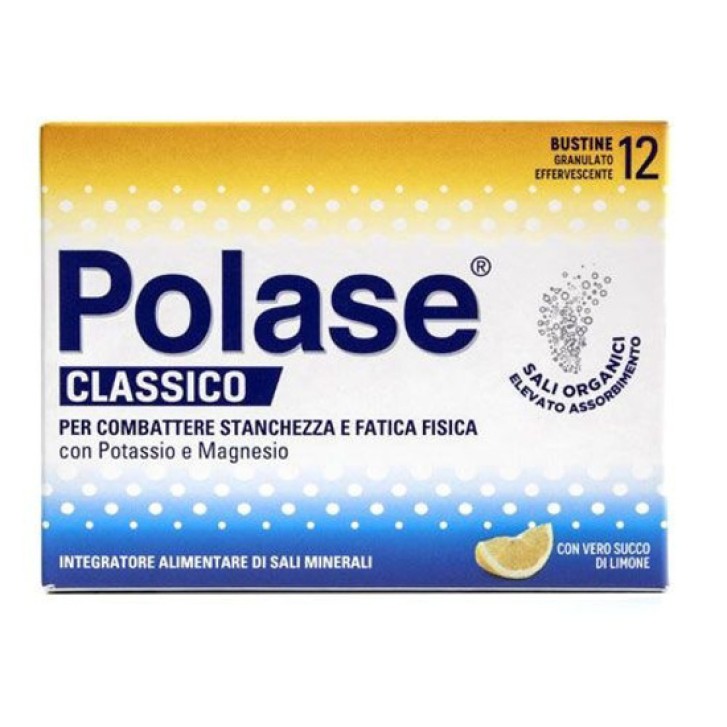 Polase Classico Gusto Limone 12 Bustine - Integratore contro la Stanchezza