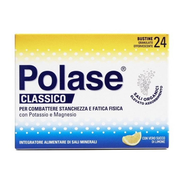 Polase Classico Gusto Limone 24 Bustine - Integratore contro la Stanchezza