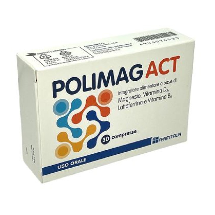 Polimag-Act 30 Compresse - Integratore Alimentare