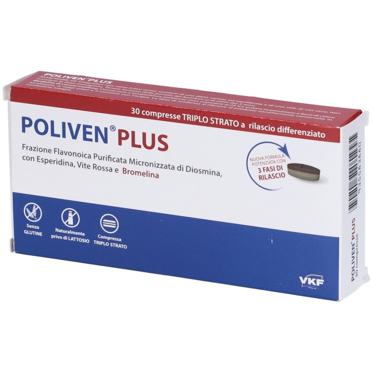 Poliven Plus 30 Compresse - Integratore Benessere Microcircolo