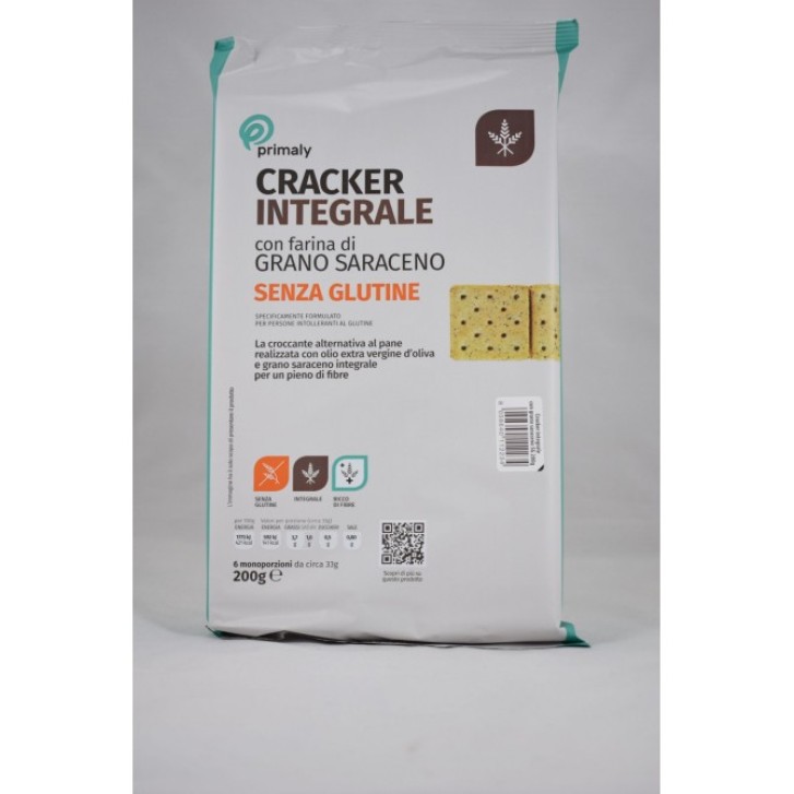 Primaly Crackers Integrali con Farina di Grano Saraceno 200 grammi