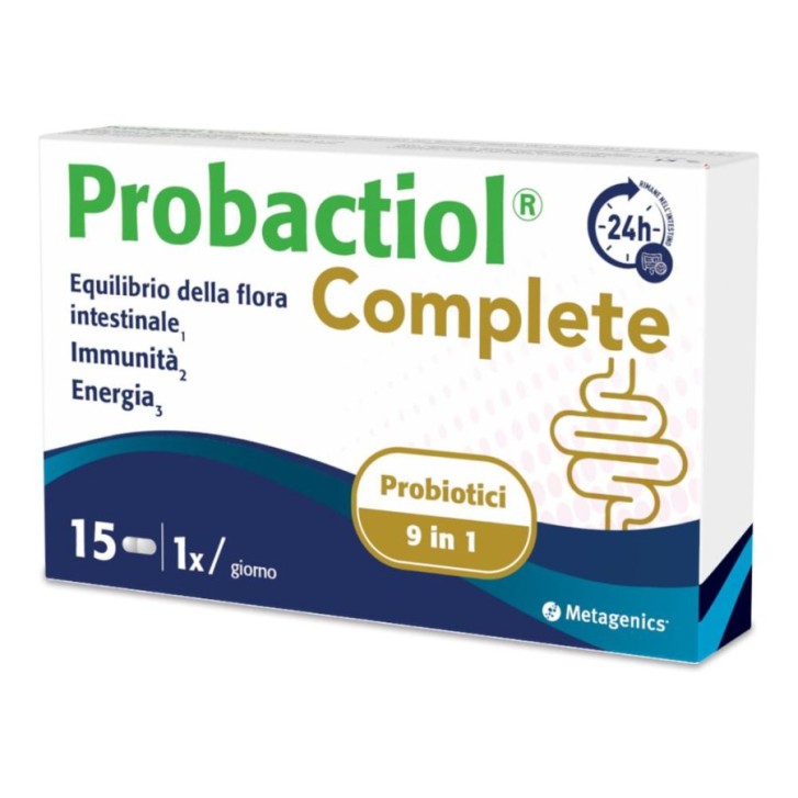 Probactiol Complete 15 capsule - Integratore Probiotici e Vitamine