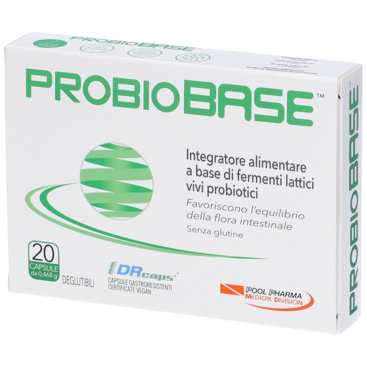 Probiobase 20 Capsule - Integratore Fermenti Probiotici Vivi