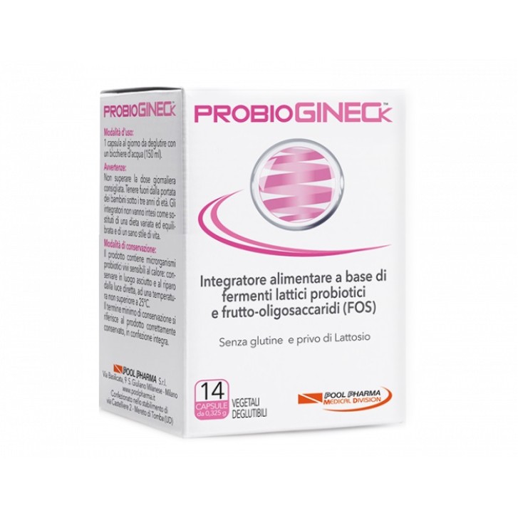 Probiogineck 14 Capsule - Integratore Fermenti Probiotici