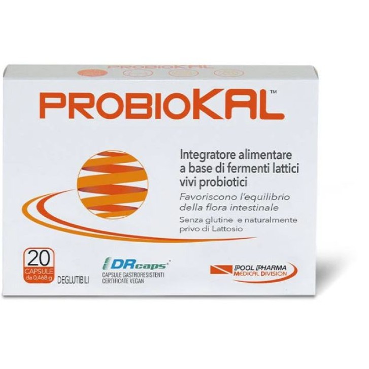 Probiokal 20 Capsule - Integratore Equilibrio Flora Intestinale