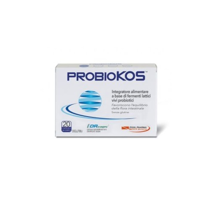 Probiokos 20 Capsule - Integratore Fermenti Lattici Probiotici Vivi