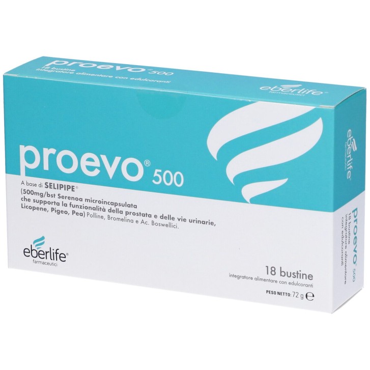 Proevo 500 18 Bustine - Integratore per la funzionalit&agrave; della prostata