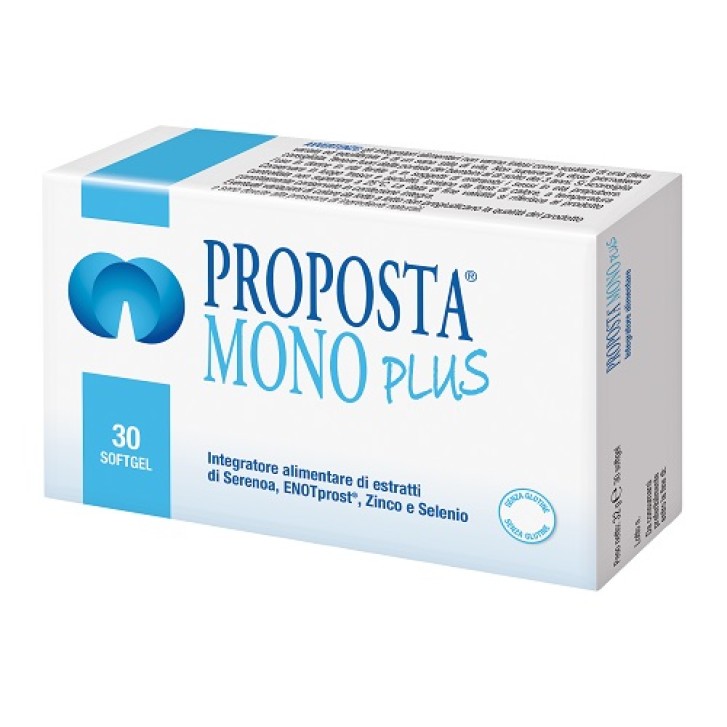 Proposta Mono Plus 30 softgel - Integratore Benessere Prostata e Vie Urinarie