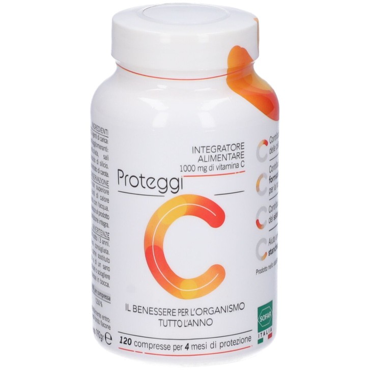 Proteggi C 120 compresse - Integratore Vitamina C 1000 mg