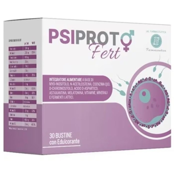Psiproto Fert 30 bustine - Integratore Fertilit&agrave;