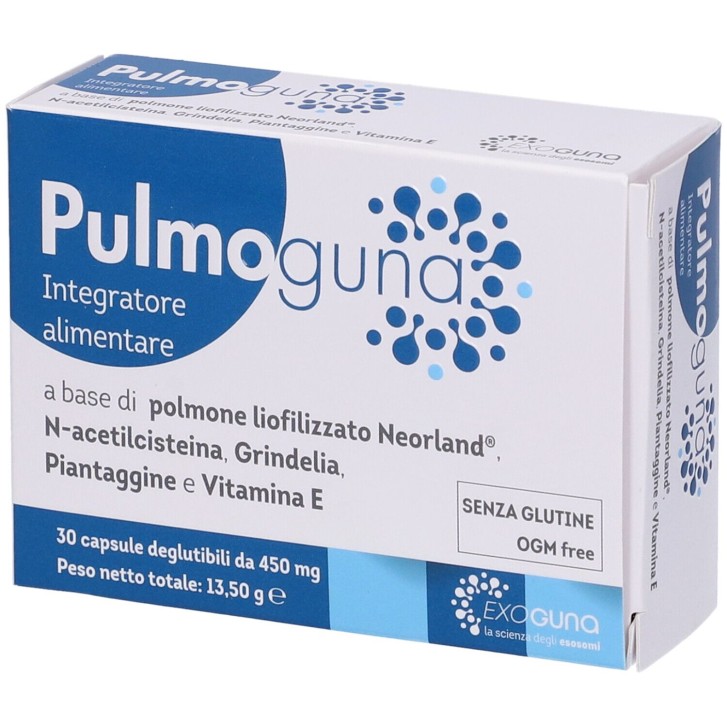 Pulmoguna 30 capsule - Integratore Benessere Vie Respiratorie
