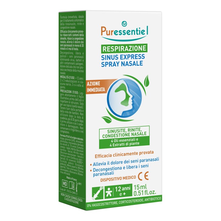 Puressentiel Sinus Express Spray Nasale 15 ml