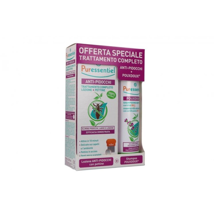 Puressentiel Kit Anti-Pidocchi Lozione + Pettine + Shampoo
