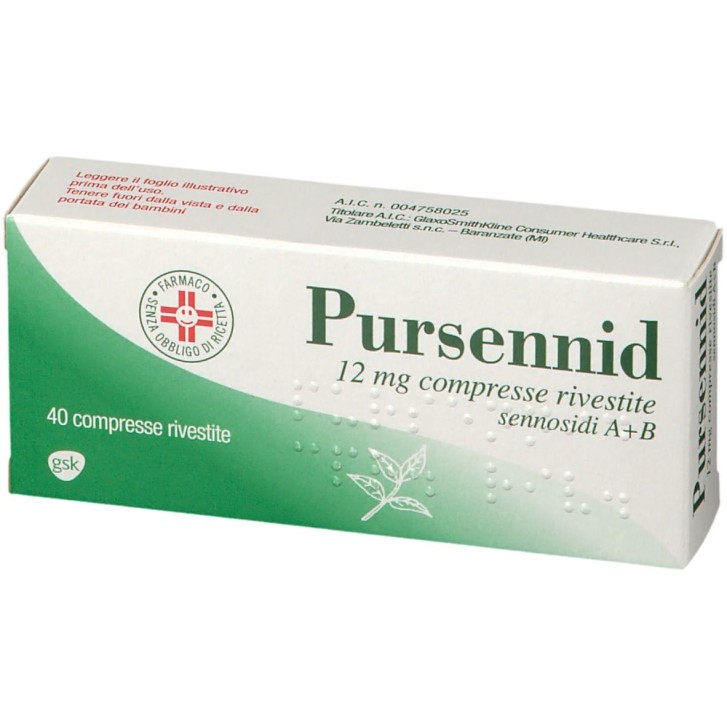 Pursennid 12 mg 40 compresse